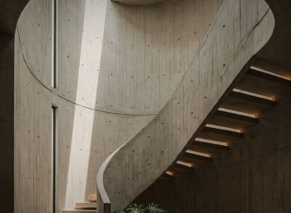 Tangga, N–02 Rumah Tinggal Modern