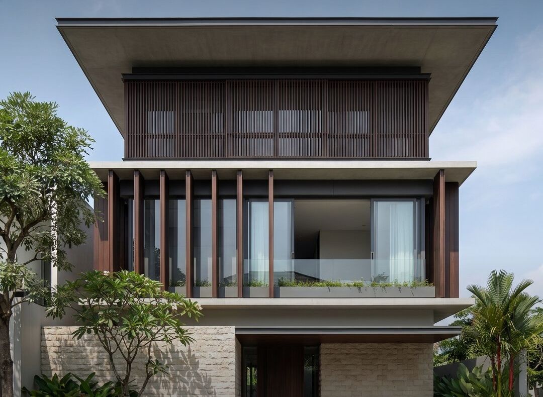N–03 Rumah Tinggal Tropis, tampak luar
