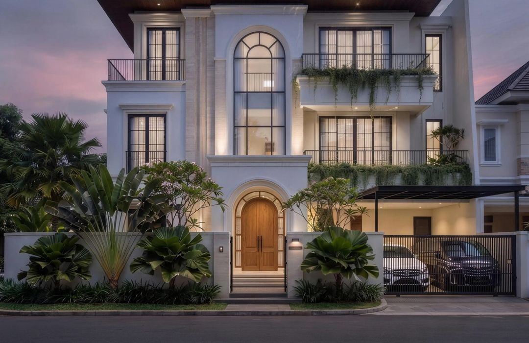 N–04 Rumah Tinggal Klasik, tampak luar