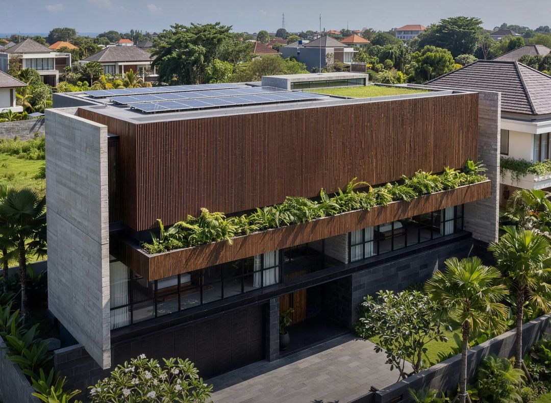 N–05 Rumah Tinggal Modern, tampak luar