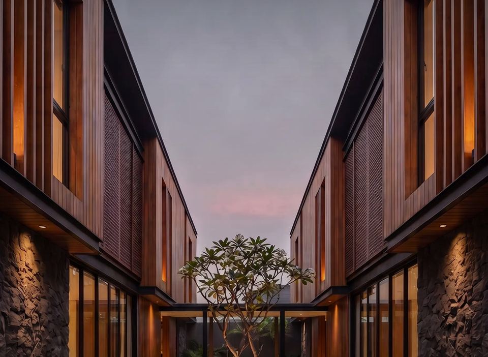 Taman dalam, N–10 Rumah Tinggal Tropis