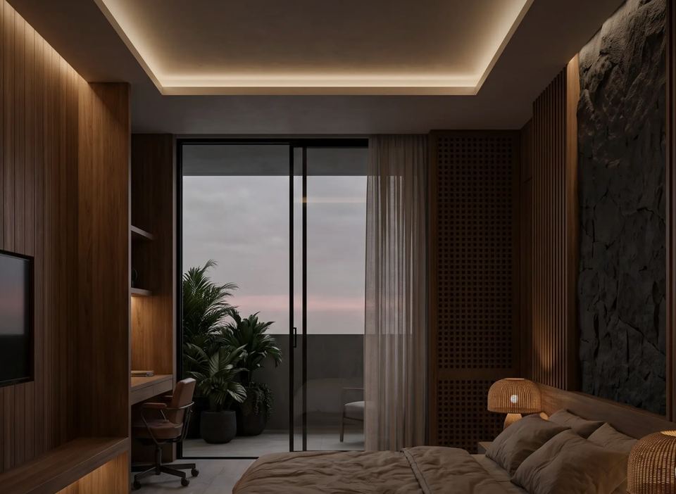 Kamar tidur, N–10 Rumah Tinggal Tropis